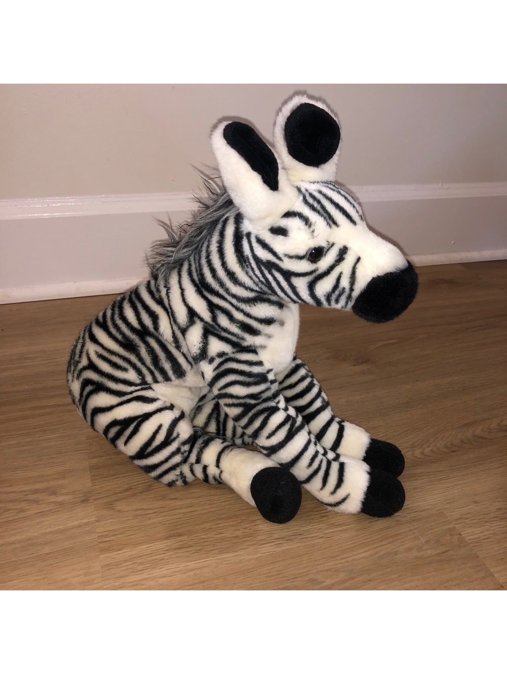 VINTAGE SAVE OUR SPACE SOS ZEBRA PLUSH 14” RARE 2003